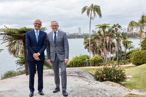 Prime-Minister-Anthony-Albanese-and-Microsoft-CEO-Satya-Nadella-scaled