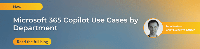 Microsoft Copilot Use Cases by Department